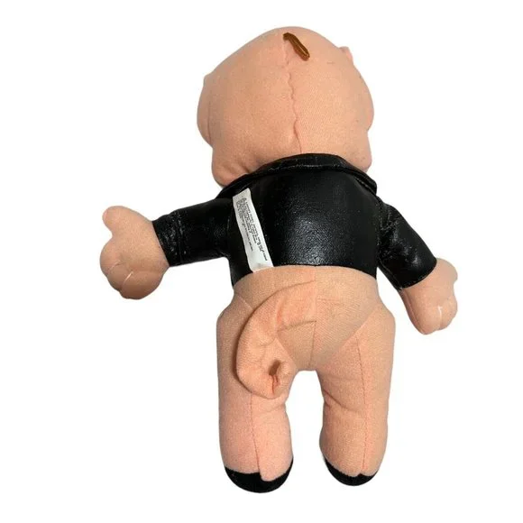 Ace Vintage '95 '97 Looney Tunes Porky Pig 11" Plushes Set of 2 Leather Jackets - Picture 15 of 16